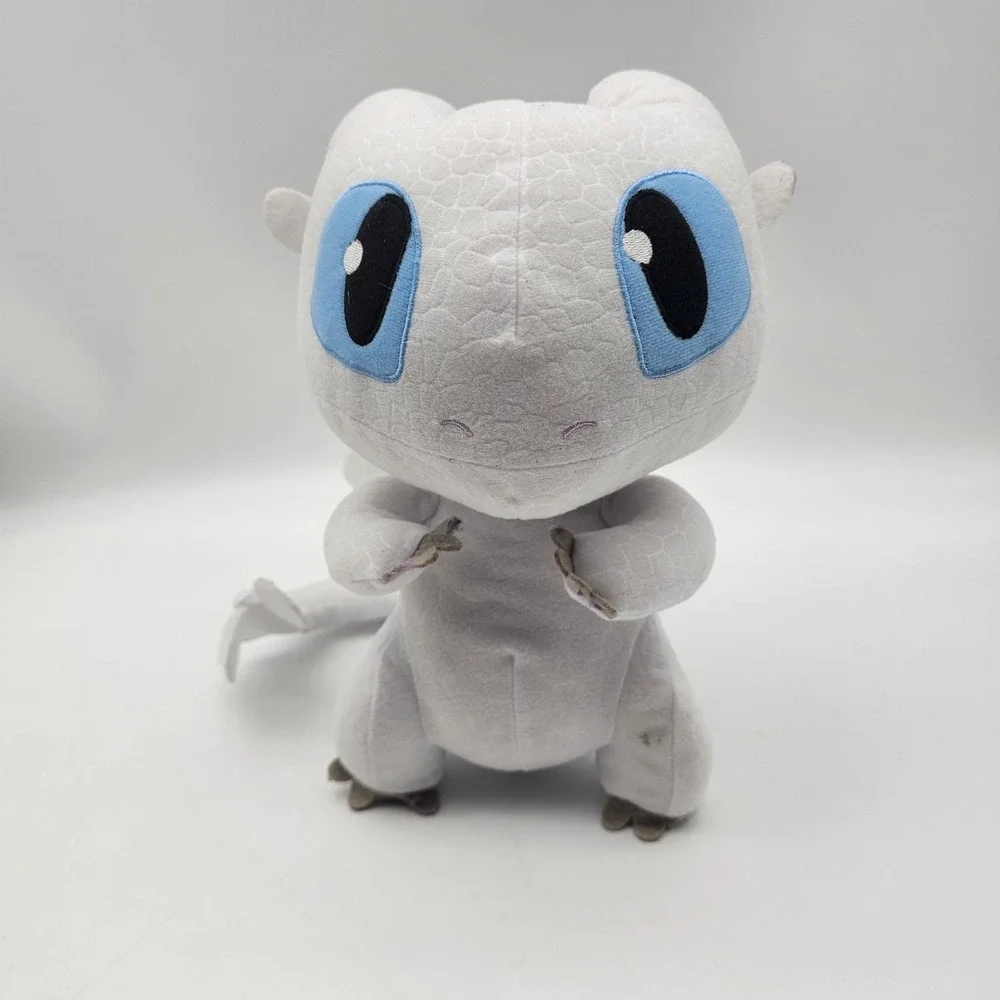 Squeeze‎ Growl Lightfury Dragon Plush Stuffed Animal Dreamworks Talking WORKS